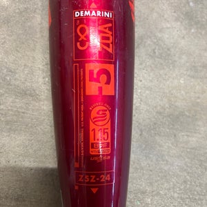 2024 DeMarini Zoa Composite USSSA Certified Bat (-5) 27 oz 32" (Used)