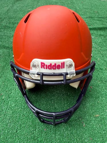 Adult Large - Riddell Speed Football Helmet - Orange