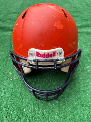 Adult Medium - Riddell Speed Football Helmet - Orange