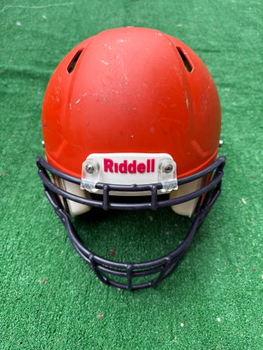 Adult Large - Riddell Speed Football Helmet - Orange