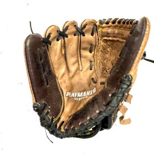 Used Rawlings PLAY MAKER BB/SB Glove T-ball Brown 10 1/2" 11860-S000293972