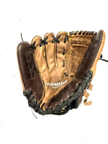 Used Rawlings PLAY MAKER BB/SB Glove T-ball Brown 10 1/2" 11860-S000293972