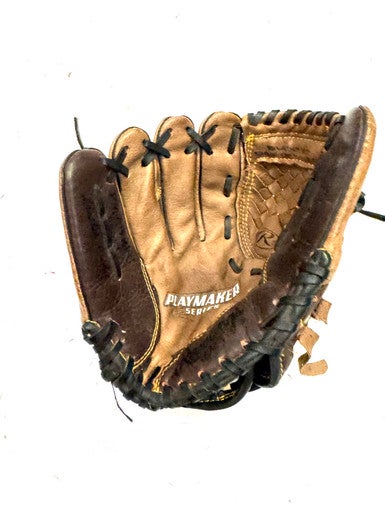 Used Rawlings PLAY MAKER BB/SB Glove T-ball Brown 10 1/2" 11860-S000293972
