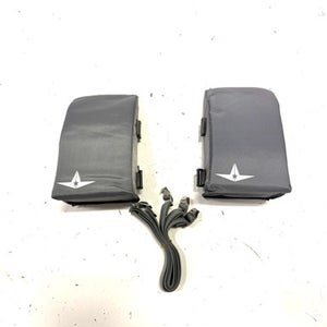 Used All-Star KNEE SAVERS BB/SB Catchers Knee Savers Grey 11860-S000294016