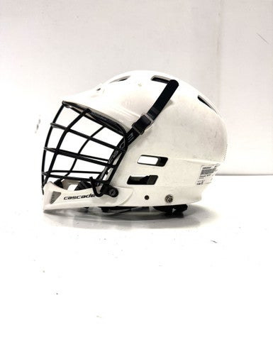 Used Cascade HELMET Lacrosse Helmet White One Size 11860-S000294007