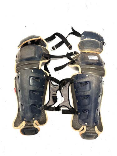 Used Nike SHIN Catchers Leg Guards Grey Intermed 11860-S000294029