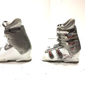 Used Nordica ONE FLEX 40 Girls DH Ski Boot White 245 MP - M06.5 - W07.5 11860-S000294137