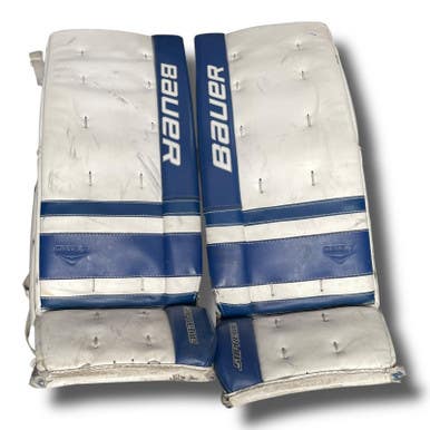 Bauer (Used) White Intermediate 30" Goalie Leg Pads