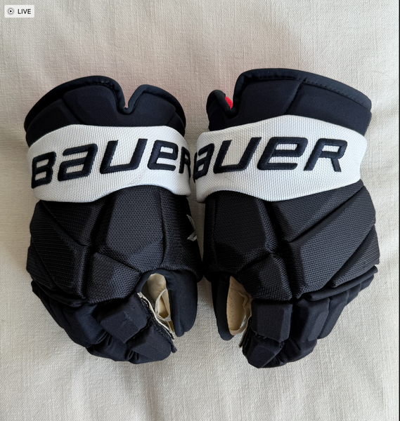 Bauer Vapor 2X Pro Gloves 14" Pro Stock Colorado Avalanche