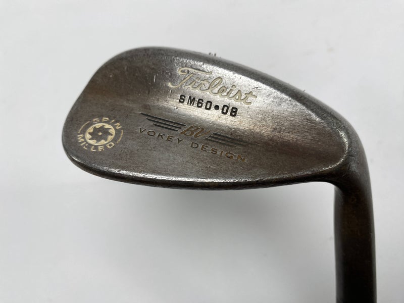 Titleist Vokey Spin Milled Oil Can Wedge 60* 8 Bounce Wedge Steel Mens RH