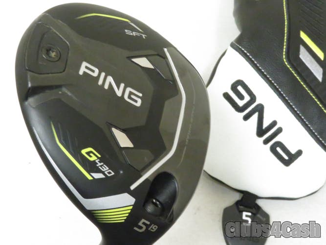 PING G430 SFT Fairway 19 5 Wood Mitsubishi Kai'Li White 70 Stiff +Cover  MINTy