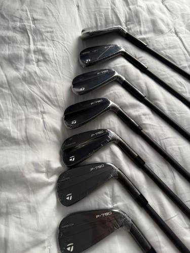 Men's 2024 TaylorMade P790 Right Handed Iron Set Stiff Flex  Steel Shaft (New)