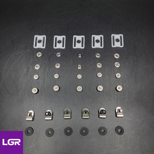 Hardware Replacement Full Kit: Screws Washers Clips - LGR LeGARDIEN Brand