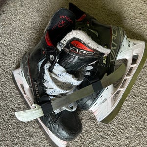 Bauer Vapor 3X Pro Hockey Skates Extra Wide Width Pro Stock Size 5.5 (Used) with Extra Steel