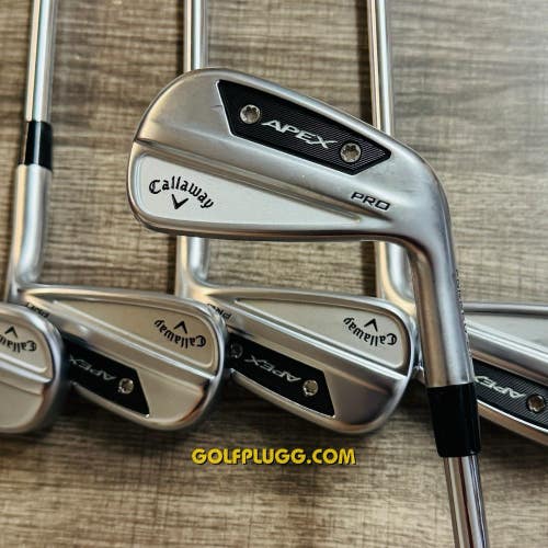 2024 Callaway Apex Pro Iron Set 4-PW / Dynamic Gold Mid, Stiff Flex (268)