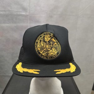 Vintage Great Seal Of The State Of Florida Mesh Snapback Hat