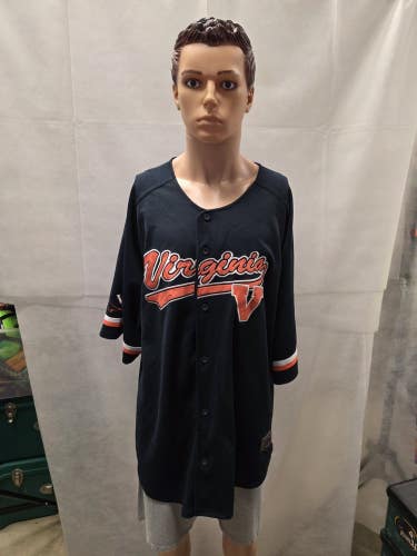 Virginia Cavaliers Top Of The World Baseball Jersey XXL 2XL NCAA