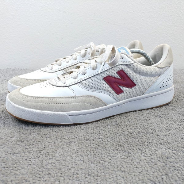 New Balance Numeric 440 Mens Size 12 Shoes Skateboarding Sneakers White Burgundy