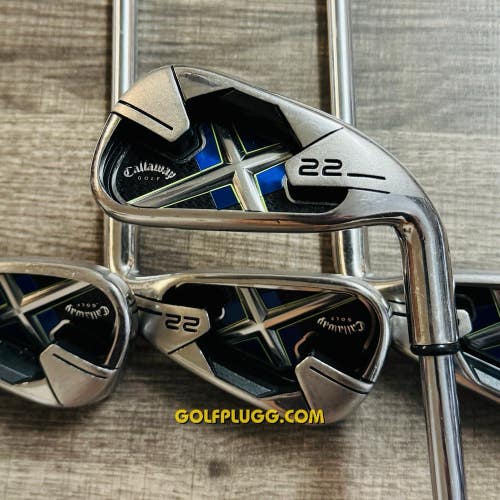 Callaway X22 Iron Set 4-SW / Steel, Regular Flex (100)