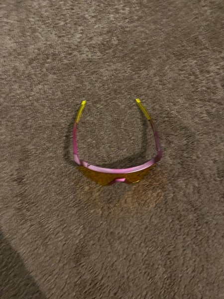 Tatis 100% Pink and Yellow Small /Medium Adult Unisex 100% Sunglasses (Used)
