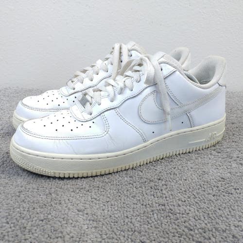 Nike Air Force 1 '07 Low Triple White Mens Size 10.5 Shoes Lace Up Sneakers