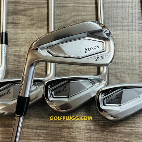 Left-Handed 2025 Srixon ZXi5 Iron Set 6-PW / KBS $ Taper Steel, Stiff Flex (181)