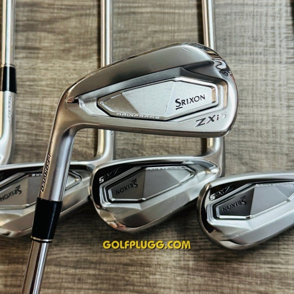 Left-Handed 2025 Srixon ZXi5 Iron Set 6-PW / KBS $ Taper Steel, Stiff Flex (181)