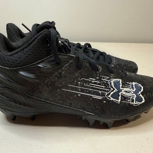 Size 4.5Y Youth Under Armour Blur Select MC Select Black Football Cleats