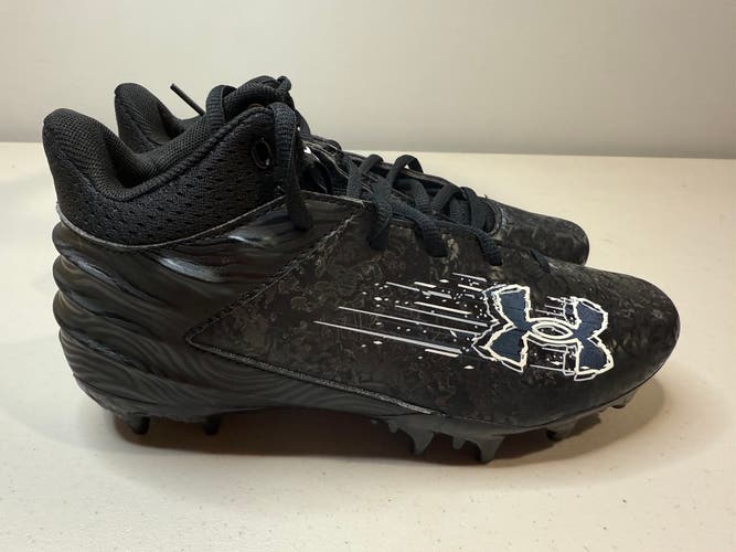 Size 4.5Y Youth Under Armour Blur Select MC Select Black Football Cleats