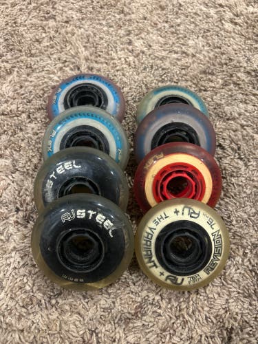 Set Of 8 Revision Mixed Wheels 76/80