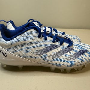 Size 5 Youth adidas adizero Electric.2 Football Cleats Royal Blue White