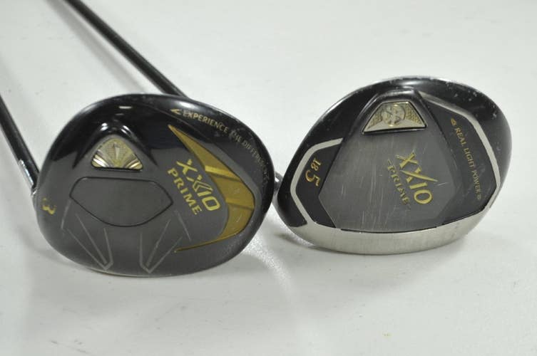 XXIO Prime 10 / 11 3 and 5 Fairway Wood Set Regular Flex Right Graphite # 194815