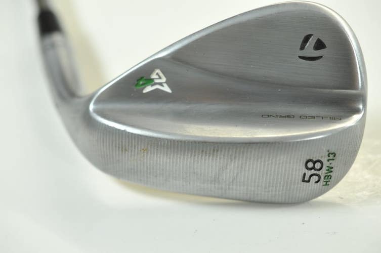 TaylorMade Milled Grind 4 Raw 58*-13 Wedge Right DG Wedge 115g Steel # 186906