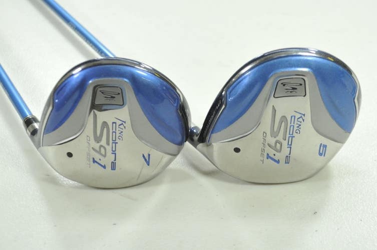 Cobra S9-1 M OS Ladies 5 and 7 Fairway Wood Set Right Tour AD Graphite # 194820