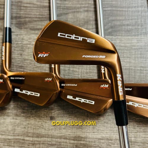 Cobra RF Forged MB Copper Iron Set 4-P / KBS Tour 120 Steel, Stiff Flex (404)