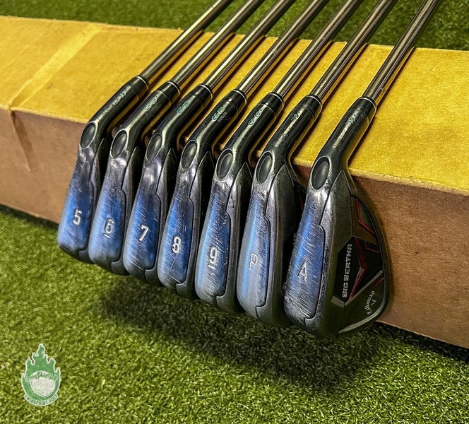 Used Callaway Big Bertha '19 Irons 5-PW/AW recoil F3 Regular Graphite Golf Set