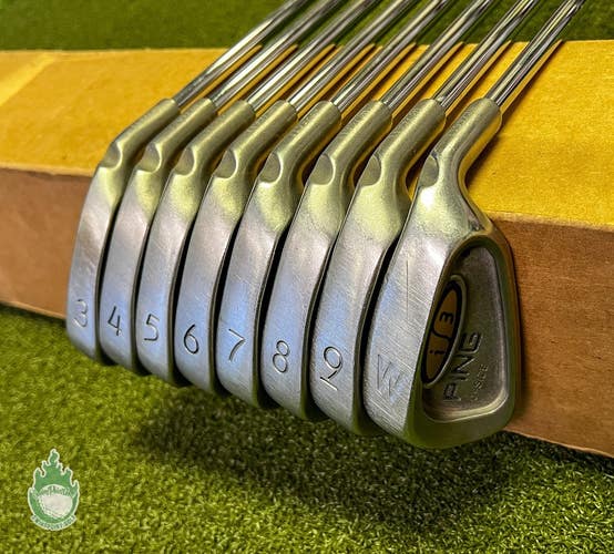 Used RH Ping Black Dot i3 O-Size Irons 3-PW JZ Regular Flex Steel Golf Club Set