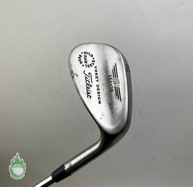 Titleist Vokey Design Mild Raw 252-08 Wedge 52* Wedge Steel Shaft Golf Club