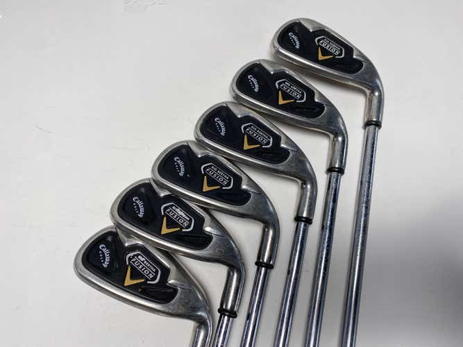 Callaway Big Bertha Fusion Iron Set 5-PW Nippon 990 Uniflex RH Midsize Grips