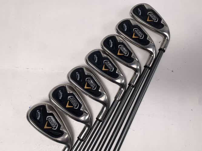 Callaway Big Bertha Fusion Iron Set 5-PW+SW RCH System 75i Senior RH