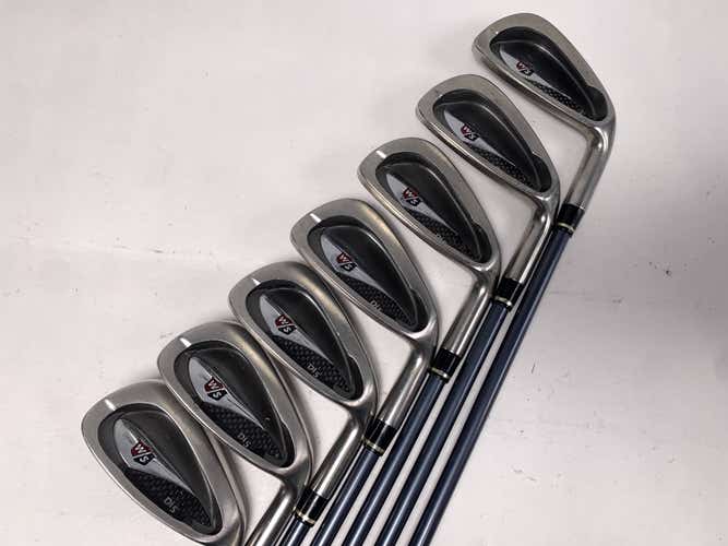 Wilson Staff Di5 Iron Set 4-PW UST Nano Tech Stiff Graphite Mens RH