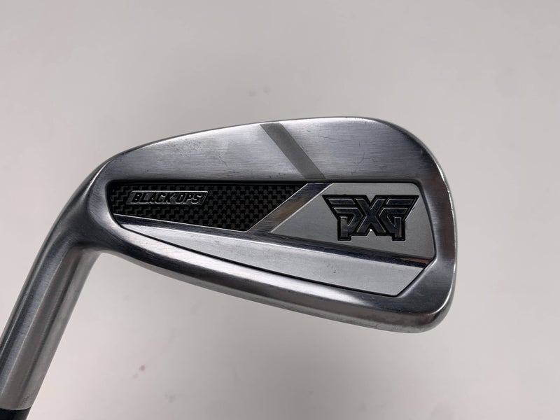 PXG Black Ops Single 7 Iron AeroTech SteelFiber i110 Stiff Mens LH Midsize Grip
