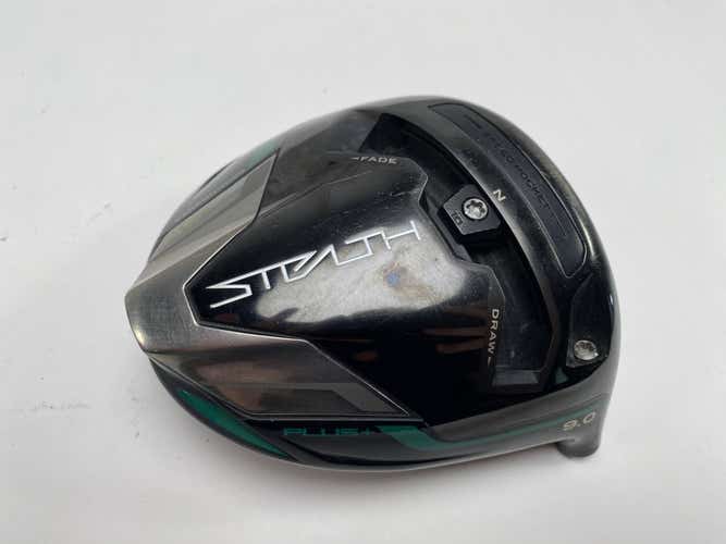 TaylorMade Stealth Plus Driver 9* HEAD ONLY Mens RH- Hairline Crack On Crown
