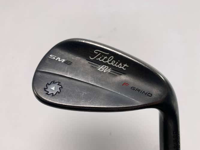 Titleist Vokey SM6 Jet Black Gap Wedge GW 50* 8 Bounce Wedge Steel Mens RH