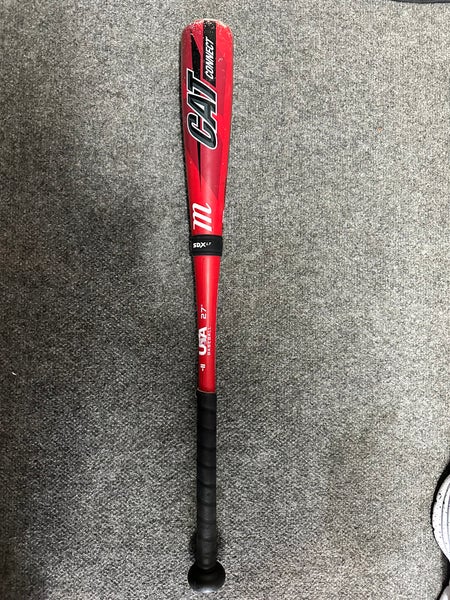 2022 Marucci CAT Connect Hybrid USABat Certified Bat (-11)  16 oz 27" (Used)