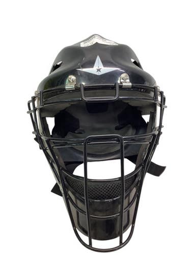 Used All-Star BLACK CATCHERS HELMET Catchers Helmet w/Mask Black LG 11347-S000251218