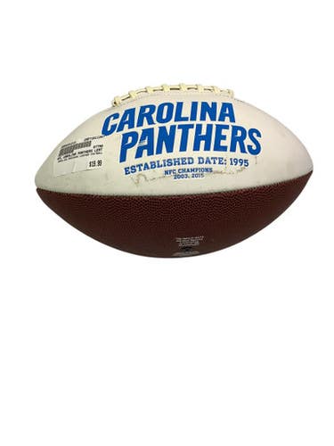 Used NFL CAROLINA PANTHERS LEATHER FOOTBALL Official Football 11347-S000251214