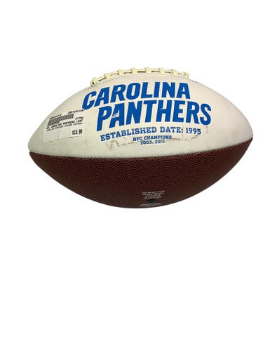 Used NFL CAROLINA PANTHERS LEATHER FOOTBALL Official Football 11347-S000251214