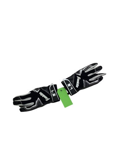 Used Franklin BB/SB Batting Gloves Black SM 11347-S000251194