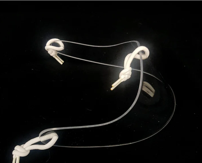 Throat Guard Dangler - Clear